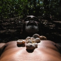 Untitled (shells on body)