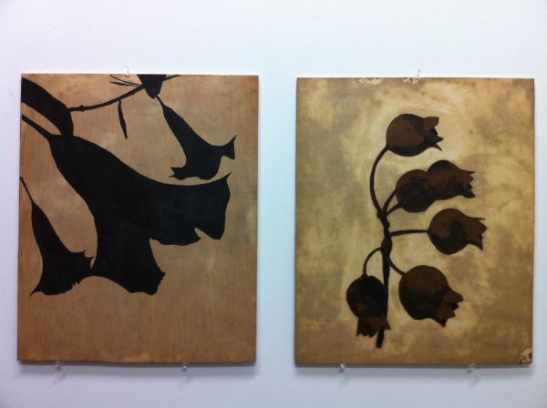 15 Two Encaustic Works
